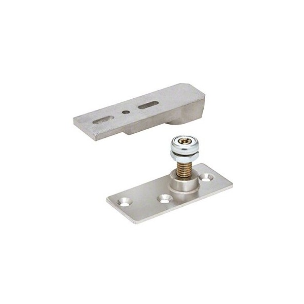 Jackson Brushed Stainless 1000 Series Heavy-Duty Floor Pivot - J10FPBS
