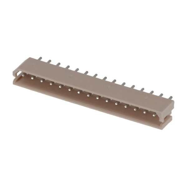 Molex Board Connector, 15 Contact(S), 1 Row(S), Male, Straight, 0.098 Inch Pitch, Solder Terminal,  - 22035155