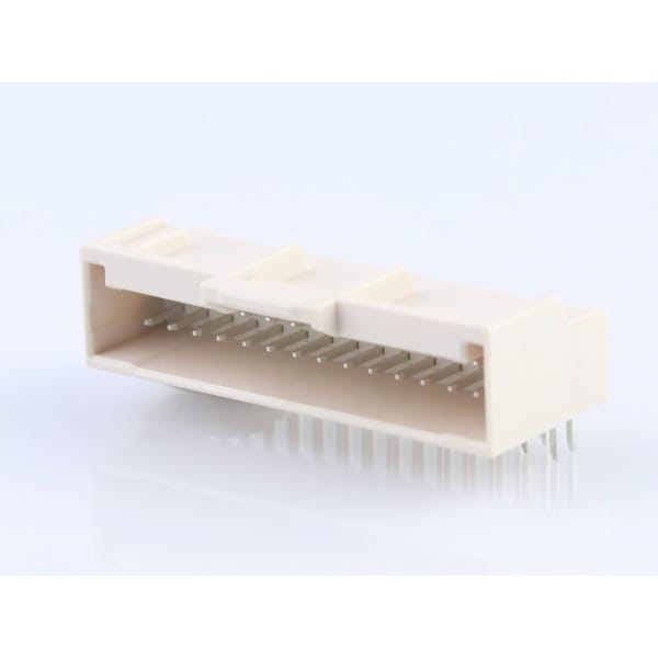 Molex Board Connector, 30 Contact(S), 2 Row(S), Male, Right Angle, 0.079 Inch Pitch, Solder Terminal,  - 5018763040