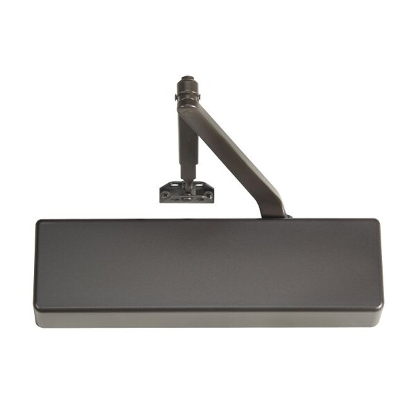 Norton Door Controls CloserPlus Spring Arm Adjustable Surface Mount Door Closer with Sex Nuts Dark Bronze - CPS7500690