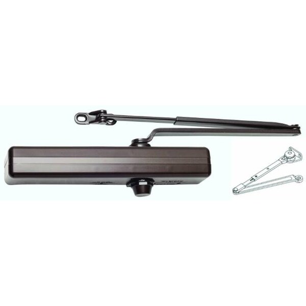 Lcn Manual, LCN 1460, Surface Mounted Closer, Interior and Exterior - 1461DELHWPADKBRZ