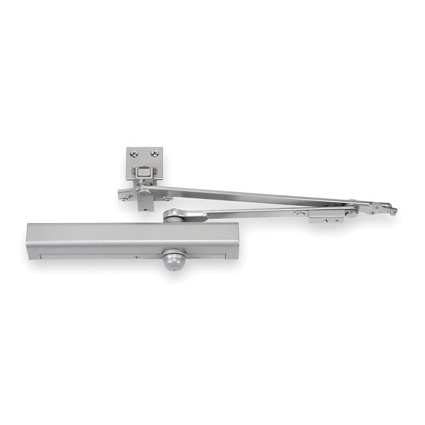 Norton Door Controls Manual, Hydraulic, Norton 8000, Door Closer, Heavy Duty Interior and Exterior, Gray - UNI8301H X 689