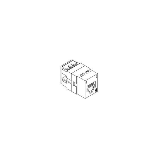 Molex Modular Connectors / Ethernet Connectors Ra Rj45 Jack Cat 6 W/Shutter Blue - 181970086