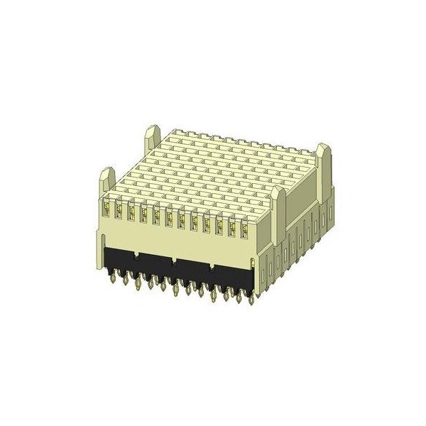 Fci High Speed / Modular Connectors 4-Pair, 120 -Position, 2Mm Pitch, 10 Column, Vertical Receptacle - 10120766-101LF