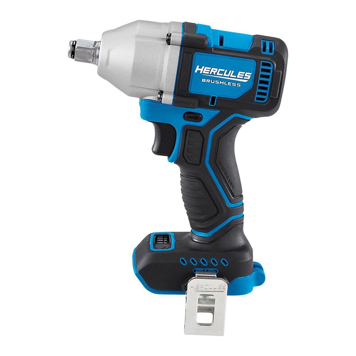 Llave de impacto inalámbrica compacta Hercules 20V sin escobillas de 1/2 pulgadas con anillo de fricción, 4 modos - Herramienta solamente - 59427