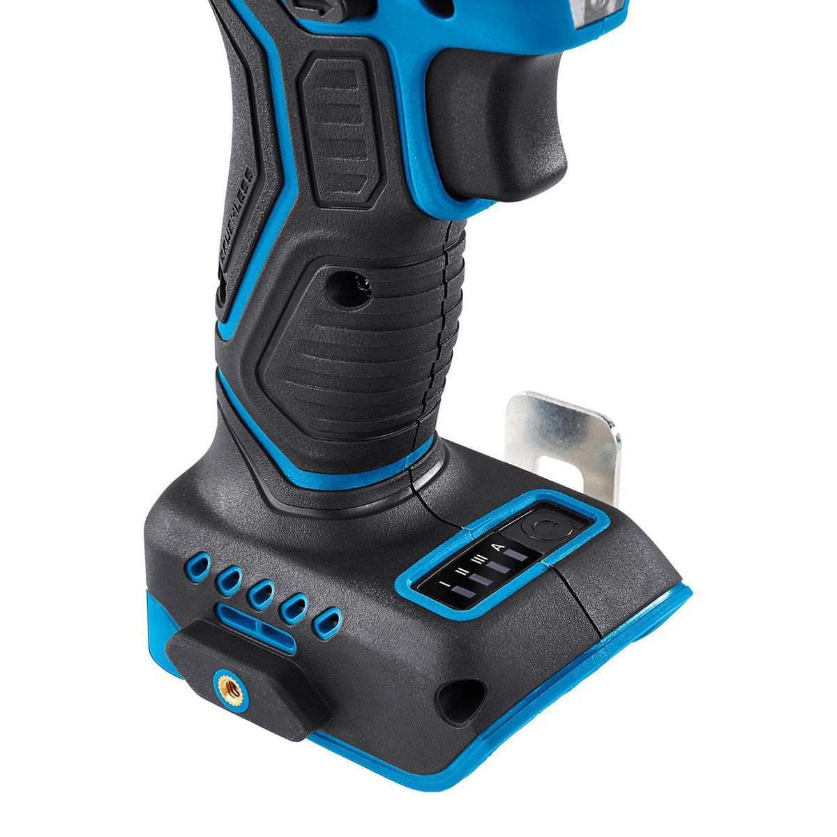 Llave de impacto inalámbrica compacta Hercules 20V sin escobillas de 1/2 pulgadas con anillo de fricción, 4 modos - Herramienta solamente - 59427