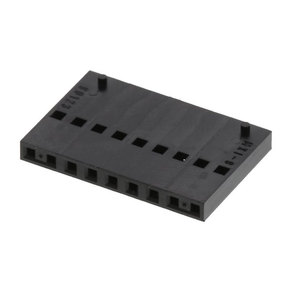 Molex Board Connector, 9 Contact(S), 1 Row(S), Female, 0.1 Inch Pitch, Crimp Terminal, Locking, Black - 901230109