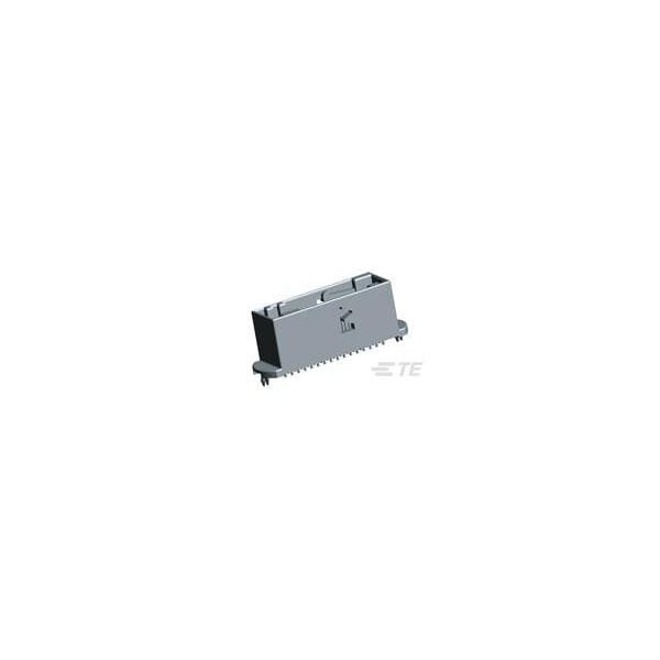 Te Connectivity Board Connector, 2 Row(S), Male, Straight, Solder Terminal - 966658-2