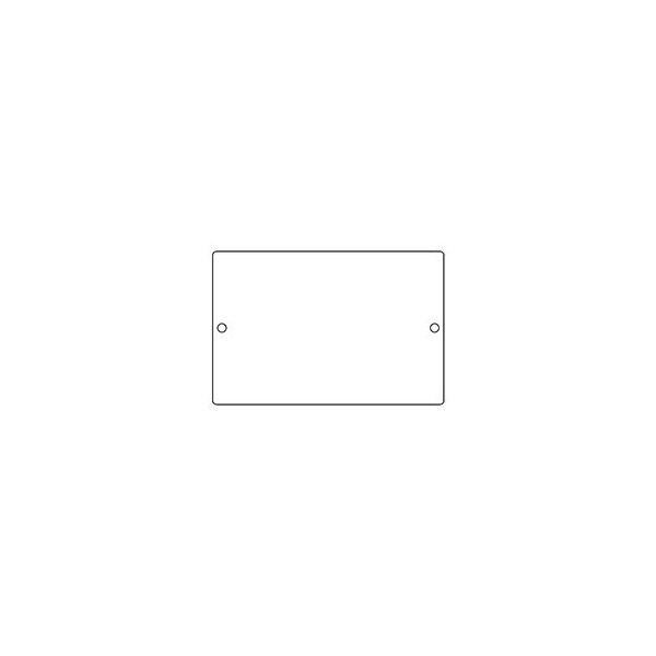 Molex Gwconnect Enclosure Metal Plate, Zinc-Plated Steel, 118 X 78.50 X 1.50Mm Outside Dimension - 8000.6272.0