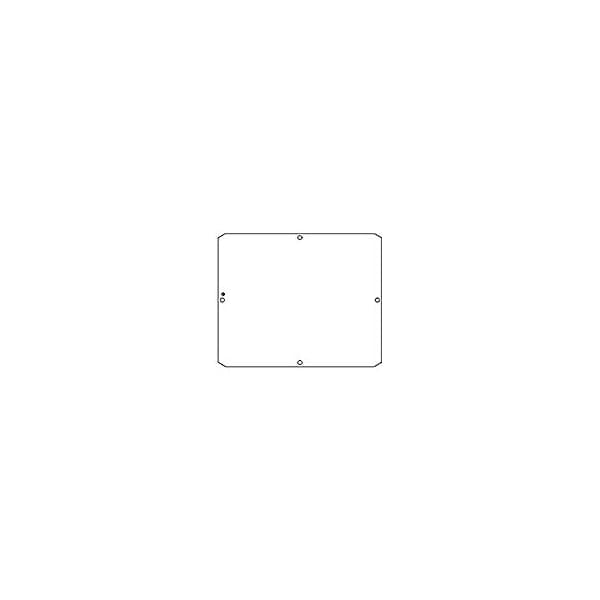 Molex Gwconnect Enclosure Metal Plate, Zinc-Plated Steel, 179 X 219 X 1.50Mm Outside Dimension - 8000.6275.0