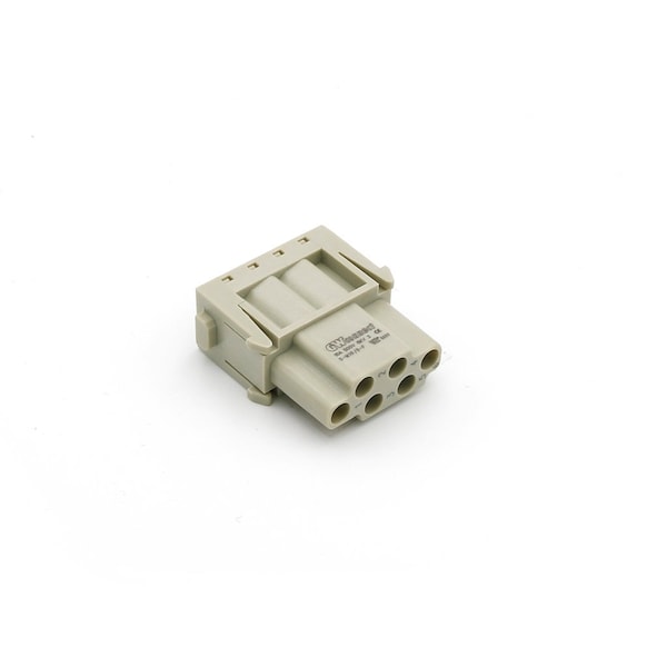 Molex Gwconnect Crimp Contact Insert, Female, 6-Pole, 10A, For Turned Crimp Contact, Size 34.2X14 - 7706.3327.0