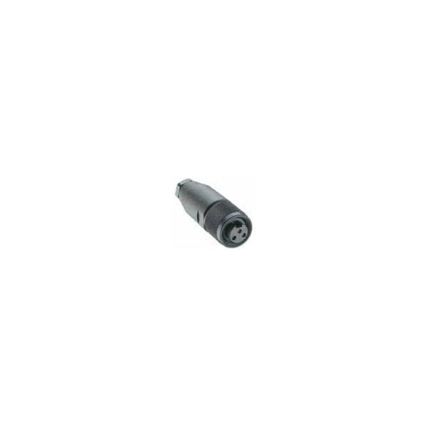 Alpha Wire Mini 7/8 Inch Male Internal Threads 3 Pin Field Attachable - 222PR13 NC032