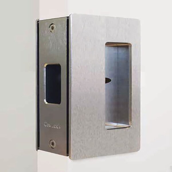 Richelieu CL200 Cavity Sliders Magnetic Pocket Door Handle, Passage, Satin Nickel - CL205D0009