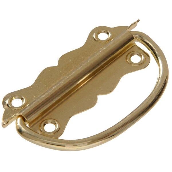 Ornatus Outdoors Carded, Chest Handle, Brass Plated, 3.5 in. - OR3299614