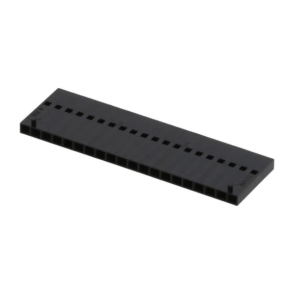 Molex Board Connector, 20 Contact(S), 1 Row(S), Female, 0.1 Inch Pitch, Crimp Terminal, Locking, Black - 901230120