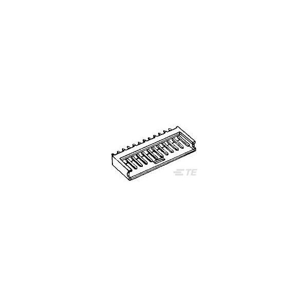 Te Connectivity Board Connector, 2 Contact(S), 1 Row(S), Male, Straight, 0.1 Inch Pitch, Solder Terminal, Detent,  - 280370-2