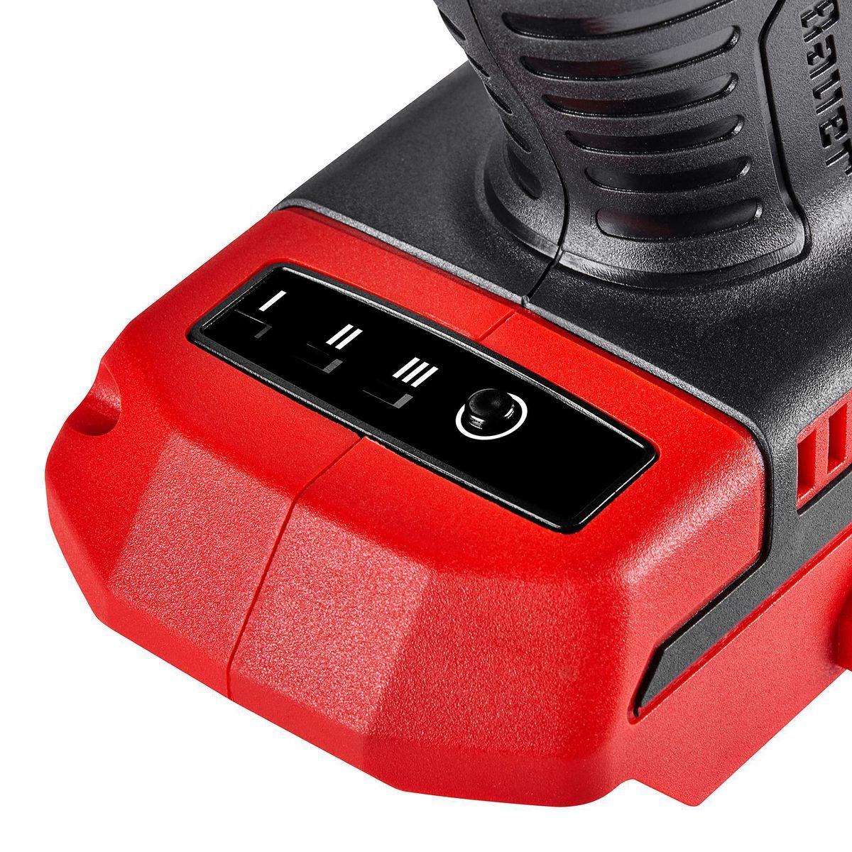 Llave de impacto inalámbrica sin escobillas de 20V Bauer de 3/8 pulgadas y 3 velocidades, solo herramienta - 58446