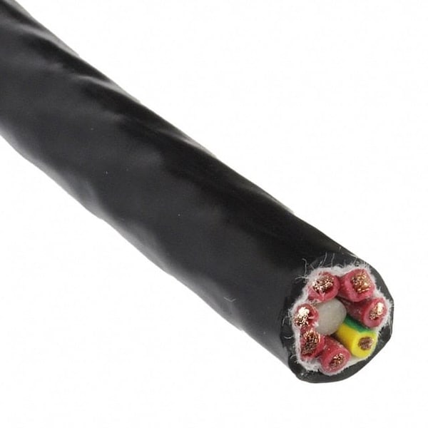 Alpha Wire Wire And Cable, 7 Conductor(S), 18Awg, 600V, Flexible Cord And Fixture Wire - 85807-BK005