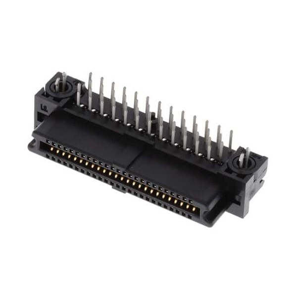 Fci Telecom And Datacom Connector, 50 Contact(S), Female, Right Angle, Solder Terminal - PHEC50R-R211LF