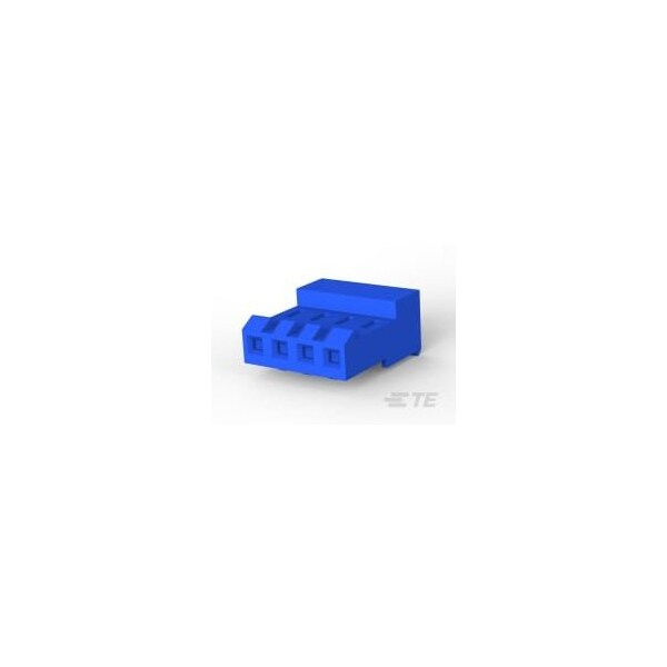 Te Connectivity 04P MTA156 CONN ASSY 26AWG BLU - 3-640430-4