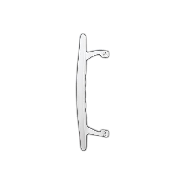 Prime-Line 6-5/8 in. White Painted Diecast Sliding Patio Door Pull Handle (Single Pack) - C 1196