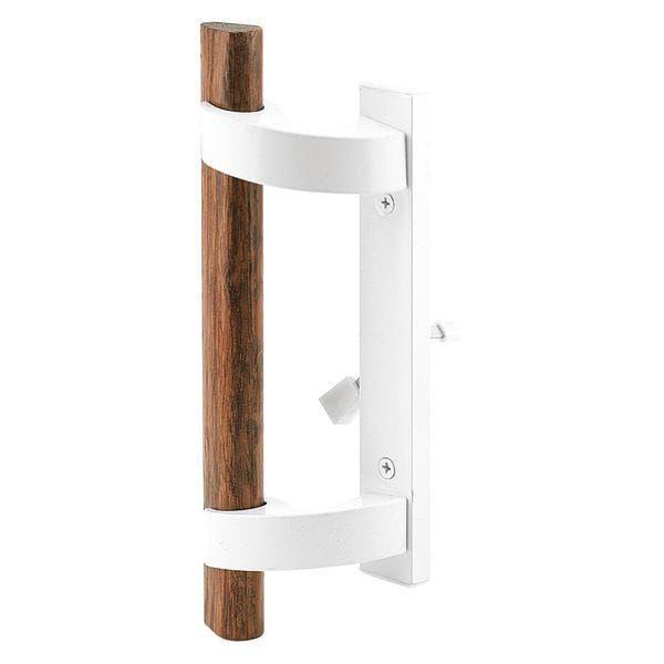 Primeline Tools White Diecast, Sliding Door Handle with Mortise Lock (Single Pack) - C 1219