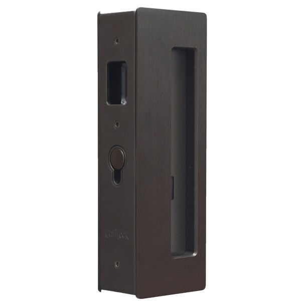 Richelieu CL400 Cavity Sliders Magnetic Pocket Door Handle, Passage, Matte Black - CL400B0229