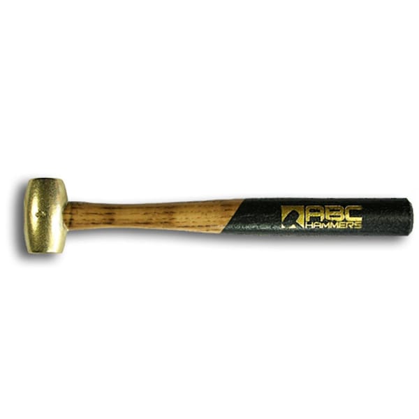 Abc Hammers 1 Lb. Brass Hammer With 12 In. Wood Handle - AB1840