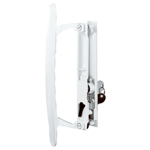 Prime-Line Patio Sliding Door Handle Set, White - 217353