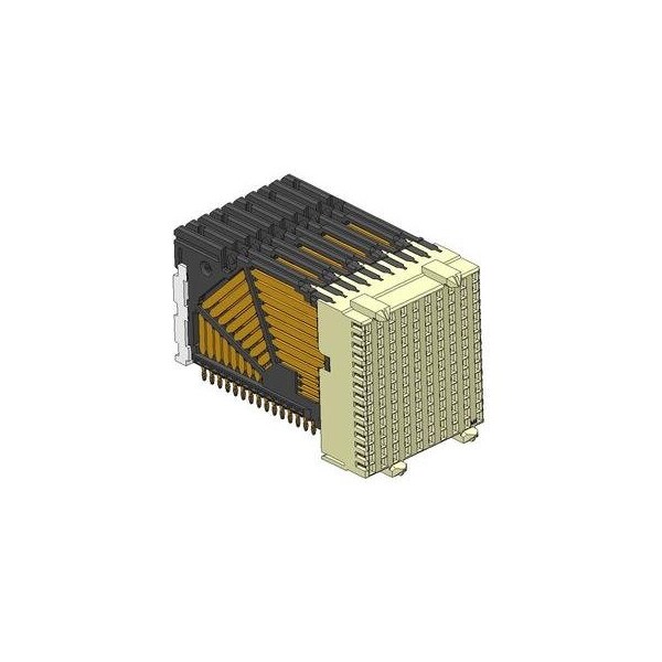 Fci Board Connector, 150 Contact(S), 15 Row(S), Female, Right Angle, 0.079 Inch Pitch, Press Fit - 10034475-101LF