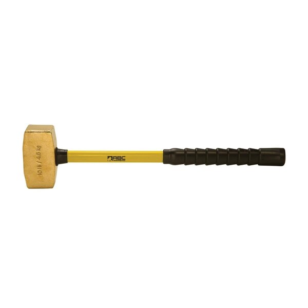 Abc Hammers 24 in. 10 lbs Brass Hammer with Fiberglass Handle - AB1879