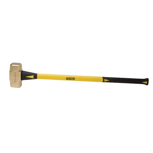 Abc Hammers ABC Hammers, Inc.  12 lb. Brass Hammer with 33 inch  Fiberglass Handle - AB1851