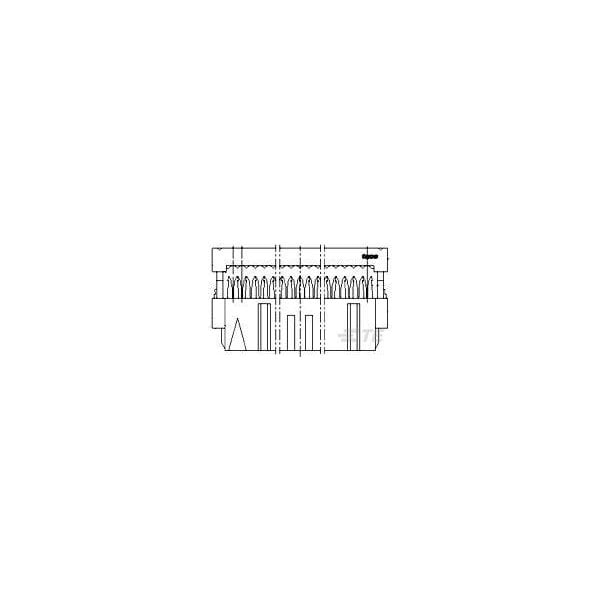 Te Connectivity 10 WAY GREY MK II        RECP - 1-215911-0