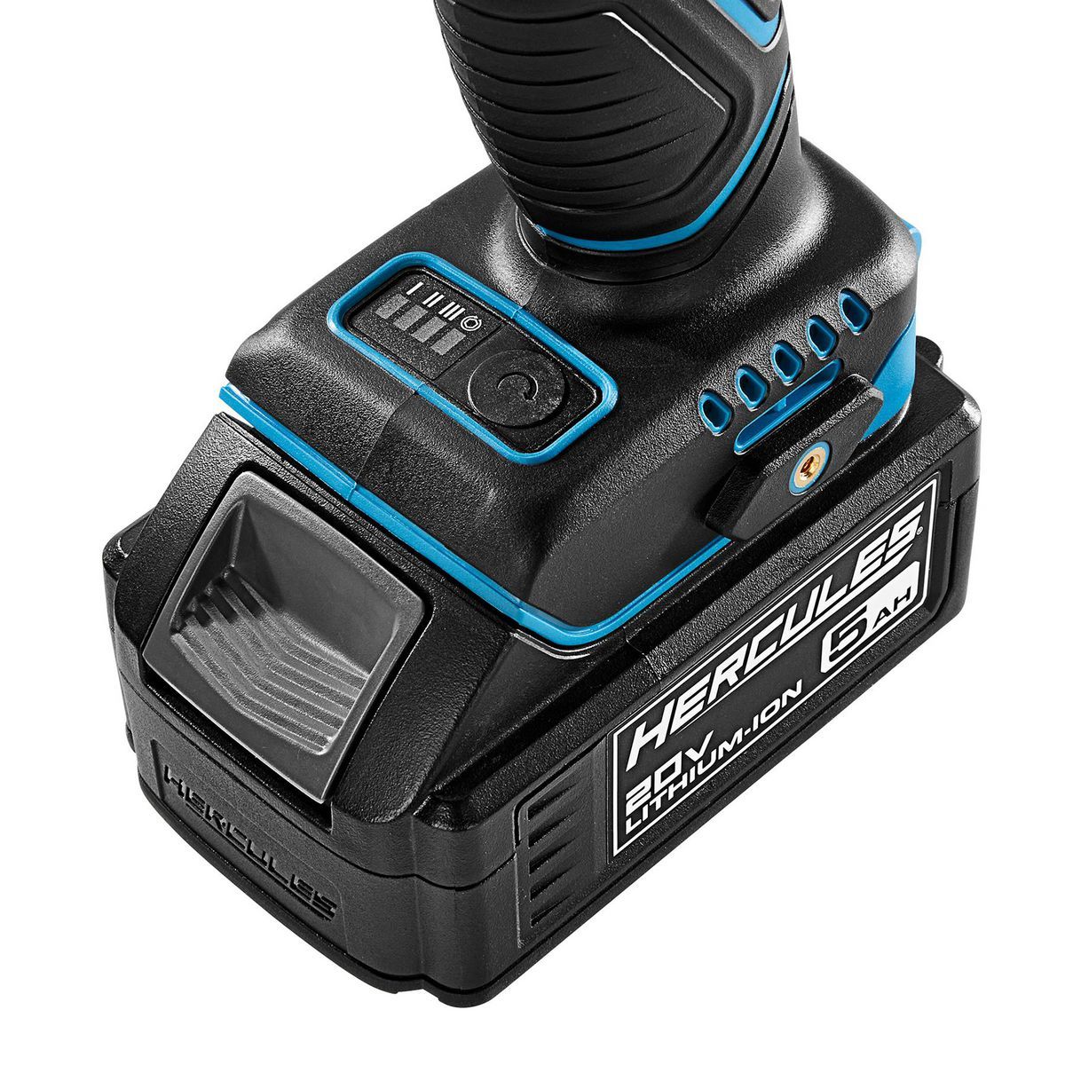 Llave de Impacto Inalámbrica Hercules 20V Brushless de 1/2 pulgadas con Alto Torque y Prolongación de Yunque - Herramienta Únicamente - 70094