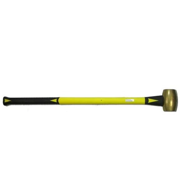 Abc Hammers 8 Lb. Brass Hammer With 34 In. Fiberglass Handle - AB1848