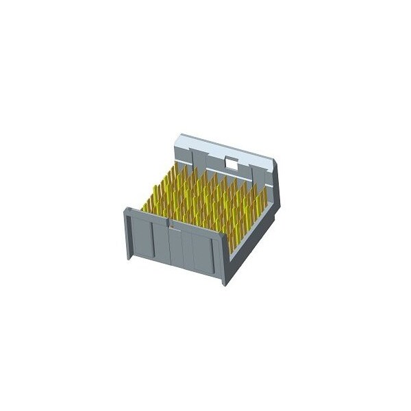 Fci Board Connector, 120 Contact(S), 12 Row(S), Male, Straight, 0.079 Inch Pitch, Press Fit Terminal,  - 10123359-111LF