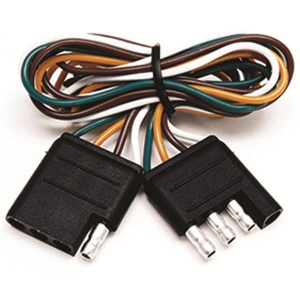 The Best Connection Flat Molded Fm/M Trailer Connector 1 Pc, 4-Way - JTT2504F