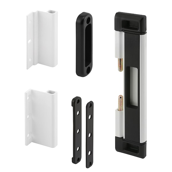 Prime-Line Patio Door Deadbolt Lock, 8 in. Overall Height, Steel Bar, Surface 1 Kit - U 11037