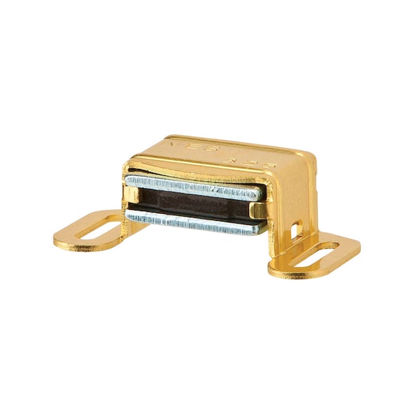 Ives Ives 0.6 in. H X 3.1 in. W X 1 in. D Polished Brass Aluminum Magnetic Catch - 325A3