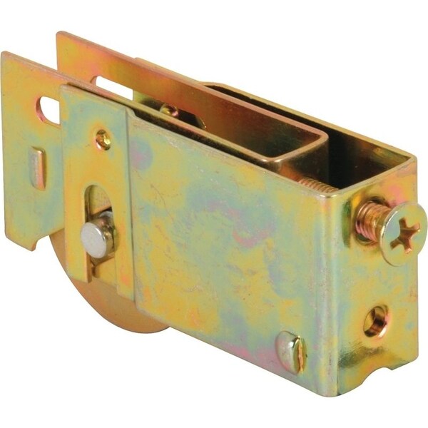 Prime-Line D 1762 Roller Assembly, 114 in Dia Roller, 516 in W Roller, Steel, 1Roller, Plain Back Mounting - D1762