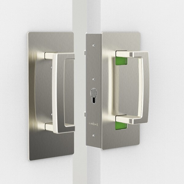 Richelieu CL400 Cavity Sliders Magnetic Pocket Door Handle, Privacy, Chrome - CL400B0328