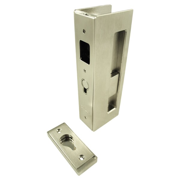 Richelieu CL400 Cavity Sliders Magnetic Pocket Door Handle, Privacy, Chrome - CL400B0328