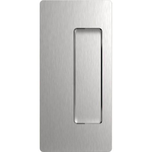 Richelieu CL200 Cavity Sliders Magnetic Pocket Door Handle, Privacy, Satin Chrome - CL205A0016