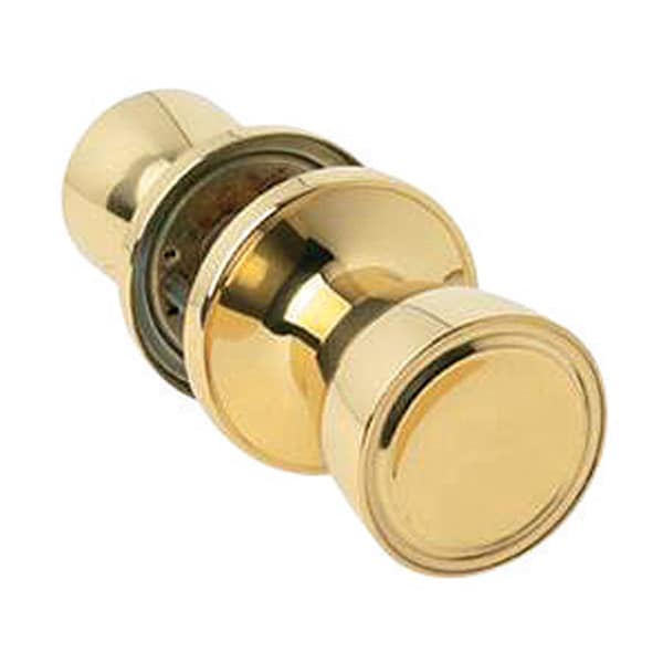 Home Plus Home Plus Polished Brass Passage Lockset 1-3/4 in. - LA2120