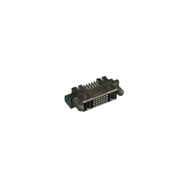 Fci Board Connector, 28 Contact(S), 4 Row(S), Male, Right Angle, Solder Terminal, Locking, Receptacle - 51736-004LF