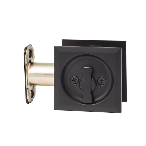 Sure-Loc Hardware Sure-Loc Hardware Square Pocket Door Pull, Privacy Vintage Bronze - DP712 11P