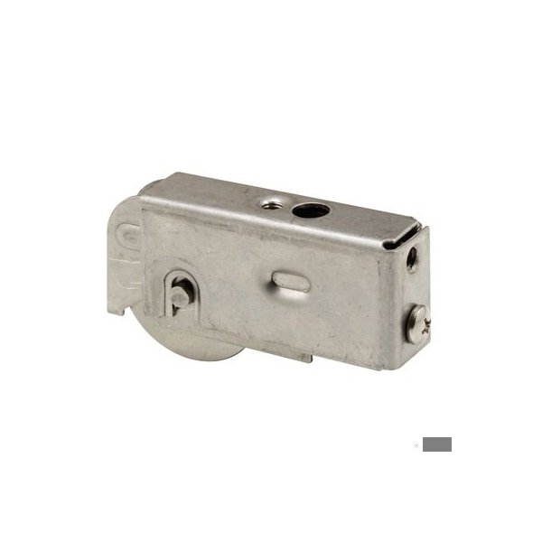 Prime-Line 1-1/2 in. Stainless Steel, Plain Back, Ball Bearing Roller Assembly (Single Pack) - D 1903