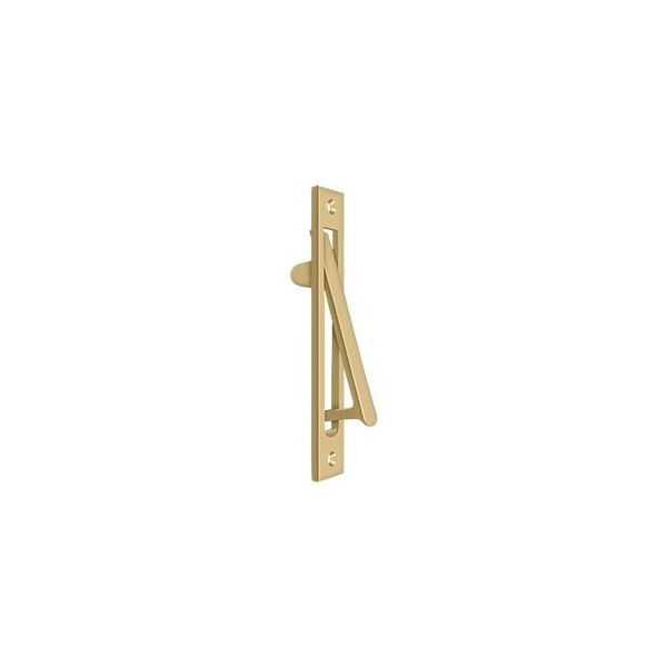 Deltana Edge Pull Heavy Duty, 6-1/4" Satin Brass - EP6125U4