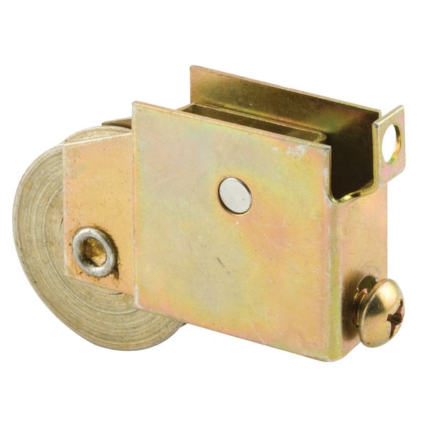 Prime-Line Single 1-1/2 in. Steel Ball Bearing Roller, F-Tab Style, Adjustable Single Pack - D 1531