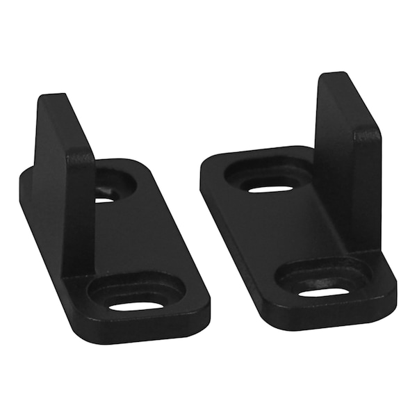 National Hardware National Hardware 1-3/4 in. L Matte Black Aluminum Double Floor Guide 1 pc - N700-114